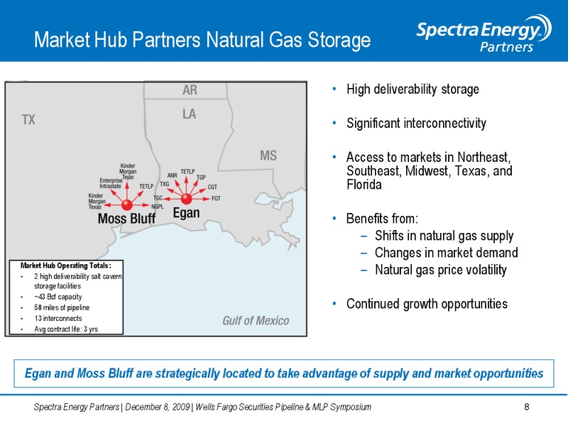 WELLS FARGO SECURITIES PIPELINE & MLP SYMPOSIUM – Spectra Energy Partners, Lp – slide 9