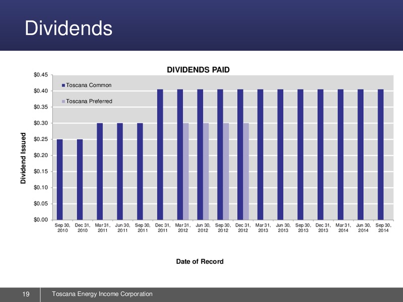 CORPORATE PRESENTATION – Sprott Toscana – slide 18