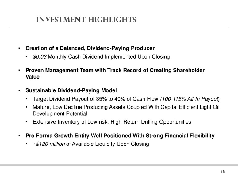 Investor Presentation – Spyglass Resources Corp. – slide 17