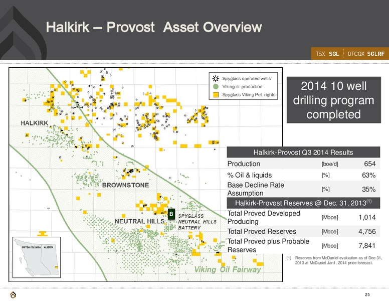Corporate Presentation – Spyglass Resources Corp. – slide 22