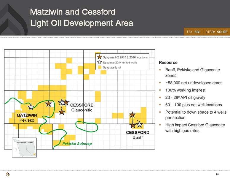 MARCH 2015 CORPORATE PRESENTATION – Spyglass Resources Corp. – slide 9