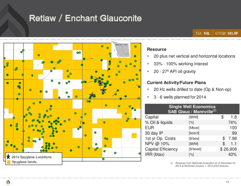 CORPORATE PRESENTATION – Spyglass Resources Corp. – slide 10