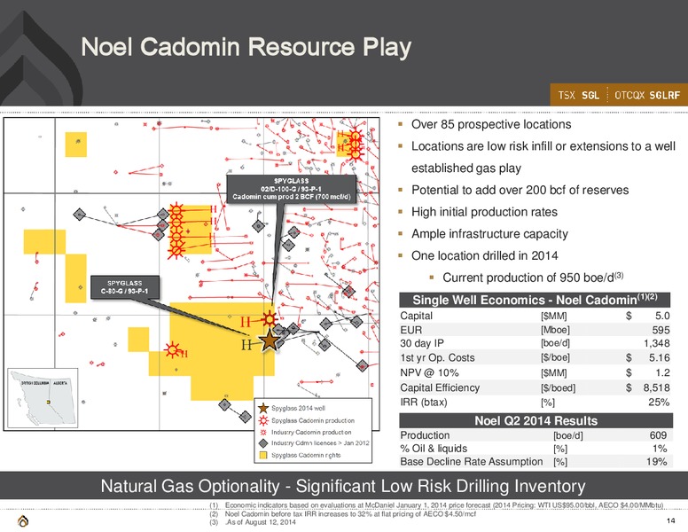 CORPORATE PRESENTATION – Spyglass Resources Corp. – slide 13