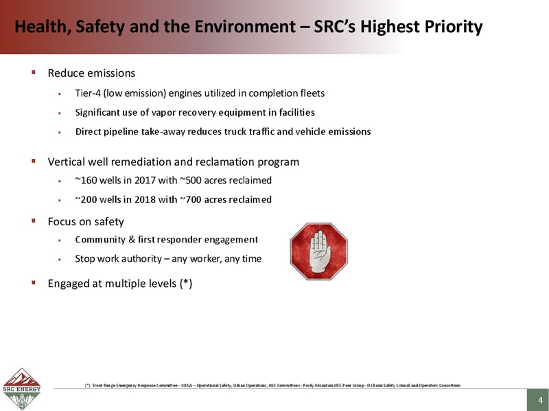 Simmons Annual Energy Conference – SRC Energy Inc – slide 3