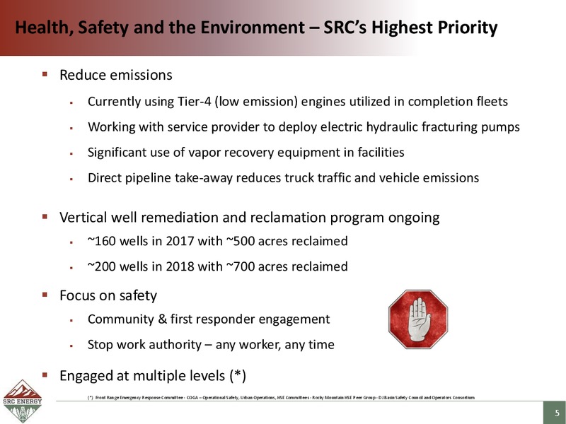 July 2019 Corporate Presentation – SRC Energy Inc – slide 4