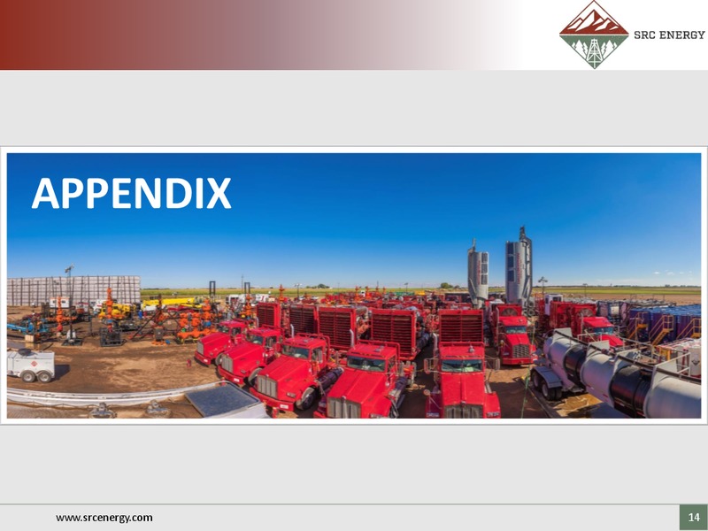November 2017 Corporate Presentation – SRC Energy Inc – slide 13