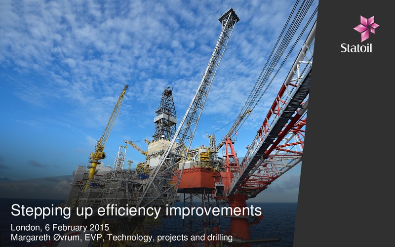 Business Update – Statoil – slide 1