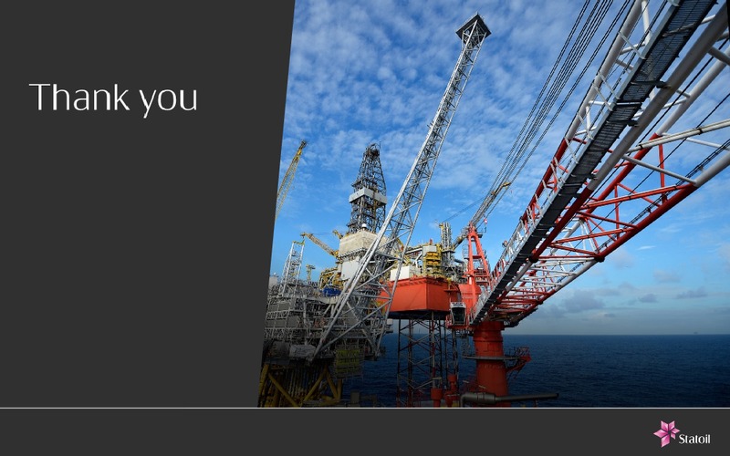 Business Update – Statoil – slide 12