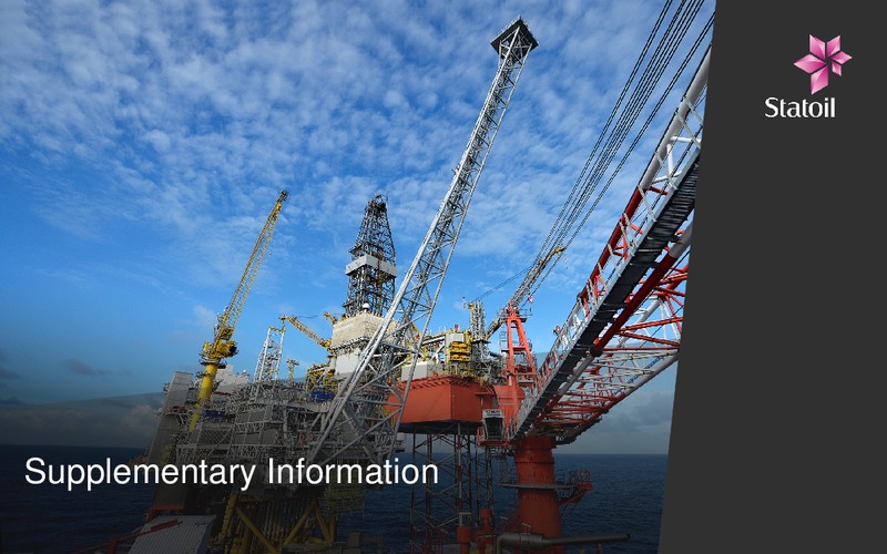 Business Update Enhancing Value – Statoil – slide 17