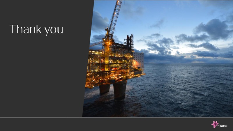 Business Update – Statoil – slide 21