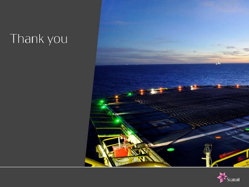 Capital Markets Update – Statoil – slide 20