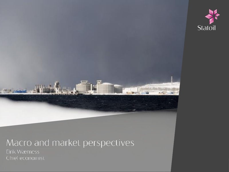 IR AUTUMN CONFERENCE – Statoil – slide 2