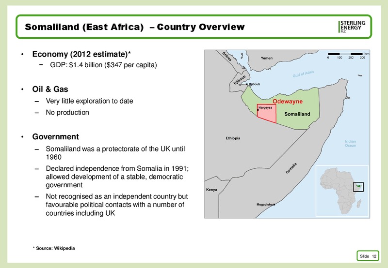 MARCH 2015 CORPORATE PRESENTATION – Sterling Energy – slide 11