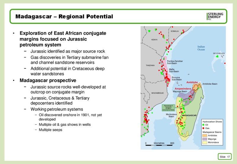 APRIL 2015 CORPORATE PRESENTATION – Sterling Energy – slide 16