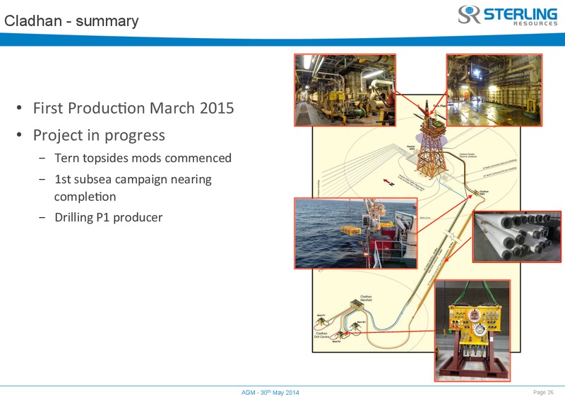 AGM – Sterling Resources Ltd. – slide 26