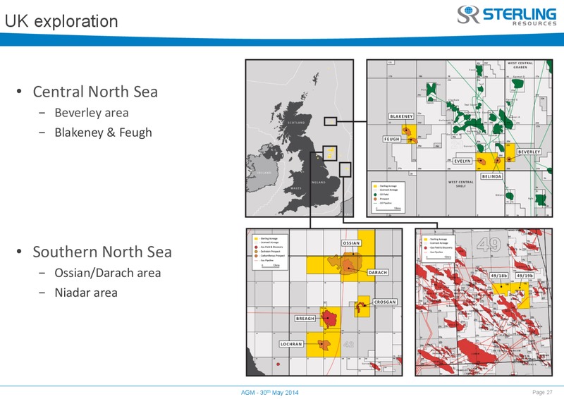 AGM – Sterling Resources Ltd. – slide 27