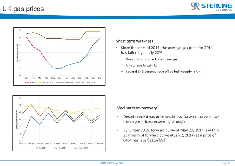 AGM – Sterling Resources Ltd. – slide 40