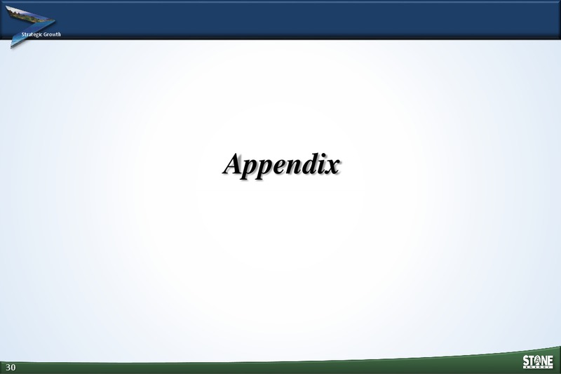 INVESTOR PRESENTATION – Stone Energy Corp. – slide 29