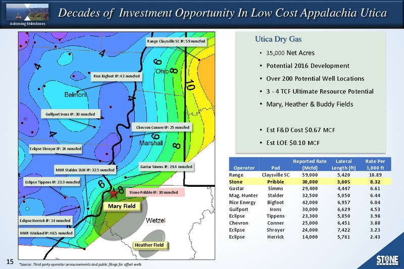 IPAA OGIS 2015 NEW YORK – Stone Energy Corp. – slide 14