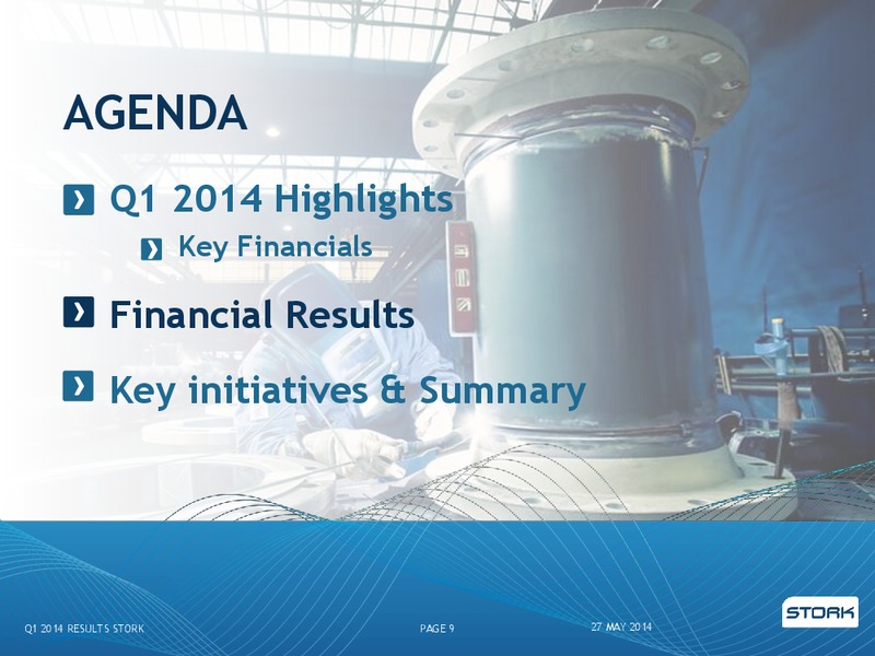 Q1 2014 RESULTS – Stork – slide 9