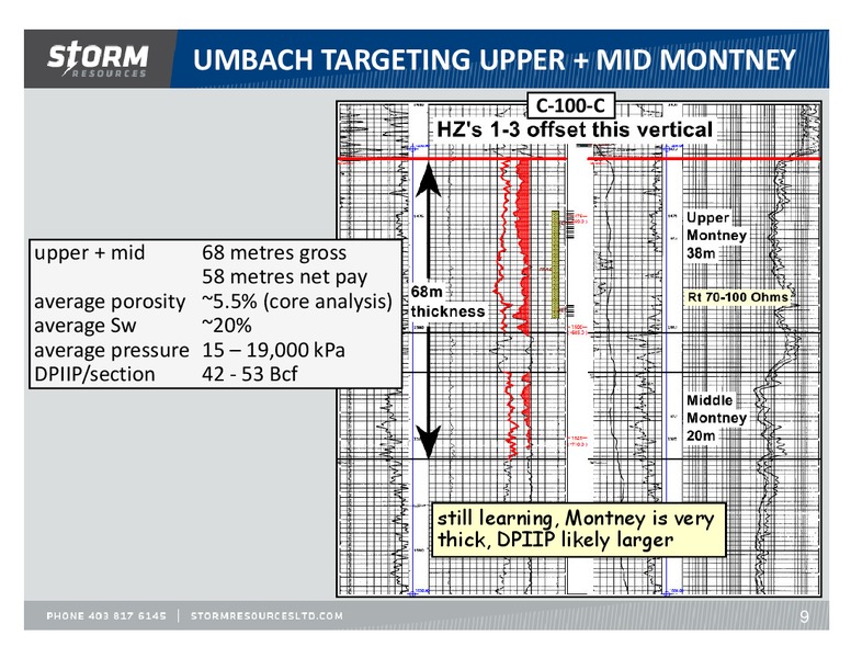 UPDATE – Storm Resources Ltd. – slide 9