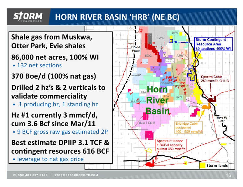 UPDATE – Storm Resources Ltd. – slide 16