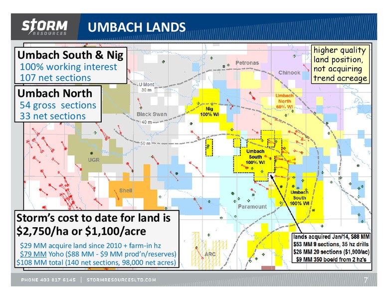 July 2014 Update – Storm Resources Ltd. – slide 7