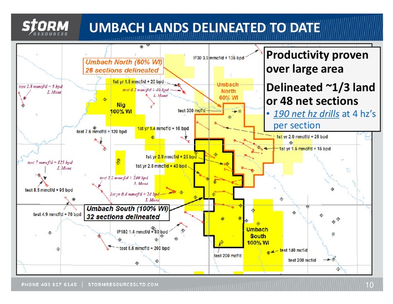 July 2014 Update – Storm Resources Ltd. – slide 10