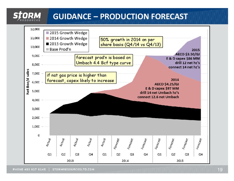 July 2014 Update – Storm Resources Ltd. – slide 19