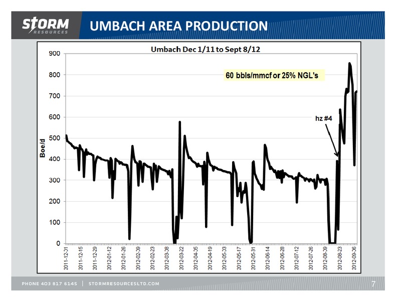 PETERS & CO LIMITED 2012 ENERGY CONFERENCE – Storm Resources Ltd. – slide 7