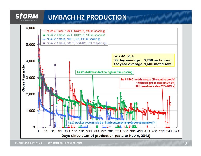 SOCIETE GENERALE FIRSTENERGY CAPITALS ANNUAL ENERGYGROWTH CONFERENCE – Storm Resources Ltd. – slide 13