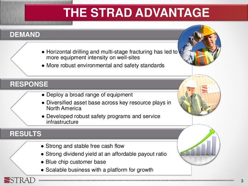 INVESTOR UPDATE – Strad Energy Services – slide 2