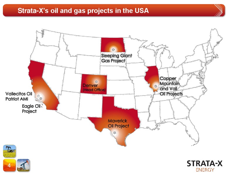 UPDATE ON KEY USA PROJECTS – Strata-X Ltd – slide 3