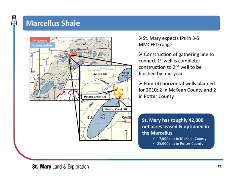 IPAA OGIS East – St Mary Land  Exploration Company – slide 11