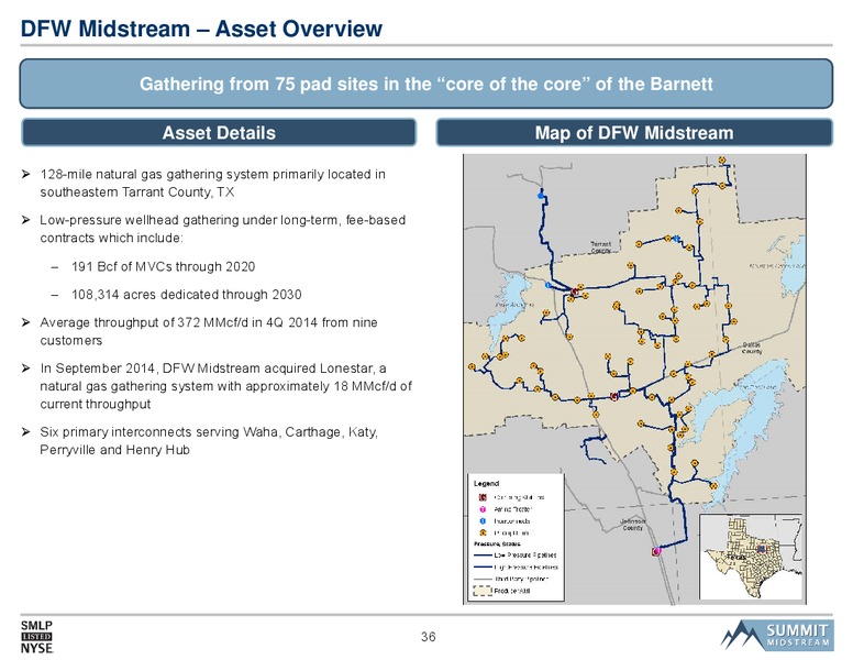 2015 Barclays Capital MLP Corporate Access Day – Summit Midstream Partners, Lp – slide 35