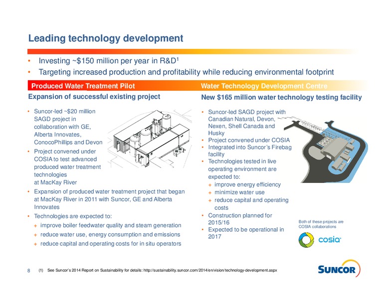 INVESTOR INFROMATION – Suncor Energy Inc. – slide 8