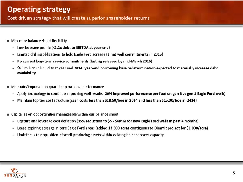 INVESTOR PRESENTATION – Sundance Energy Australia Limited – slide 3