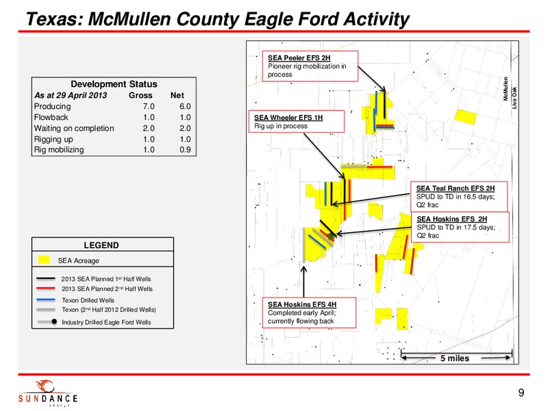 Quarterly Results April 2013 – Sundance Energy Australia Limited – slide 8