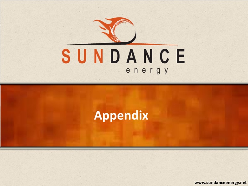 Q1 2015 EARNINGS PRESENTATION – Sundance Energy Australia Limited – slide 12