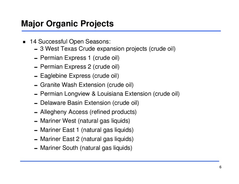 Fourth Quarter 2014 Earnings Conference Call – Sunoco Logistics Partners L.P. – slide 5