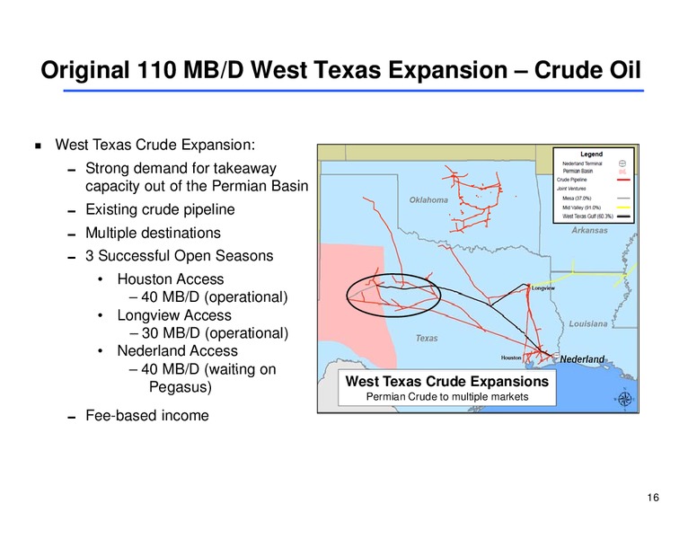 Morgan Stanley Midstream MLP Corporate Access Day – Sunoco Logistics Partners L.P. – slide 15