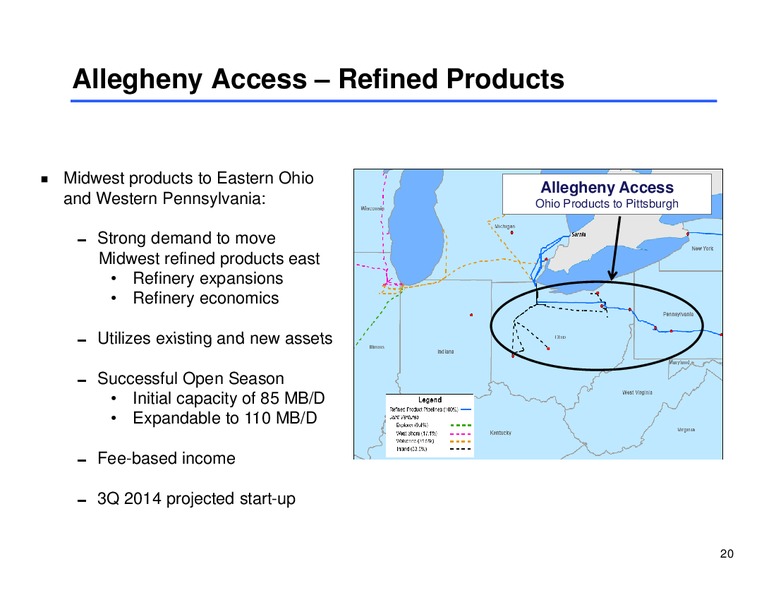 Morgan Stanley Midstream MLP Corporate Access Day – Sunoco Logistics Partners L.P. – slide 19