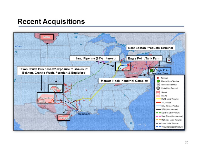 2013 ANNUAL INVESTOR PRESENTATION – Sunoco Logistics Partners L.P. – slide 20