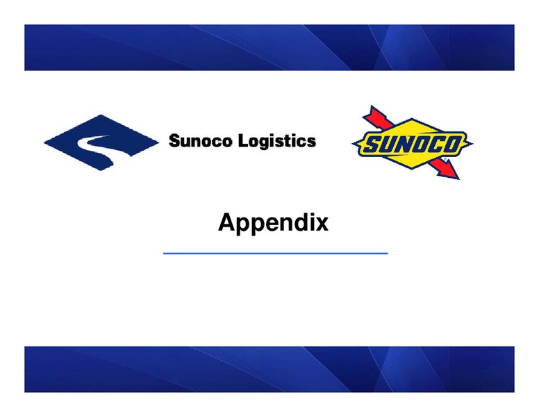 2Q 2012 EARNINGS CALL – Sunoco Logistics Partners L.P. – slide 12