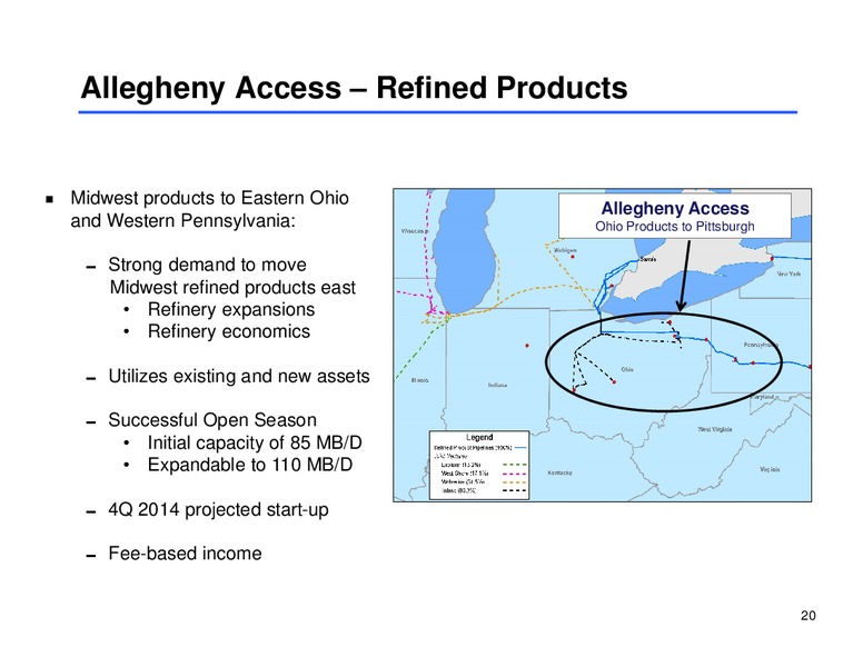 Investor Presentation – Sunoco Logistics Partners L.P. – slide 19