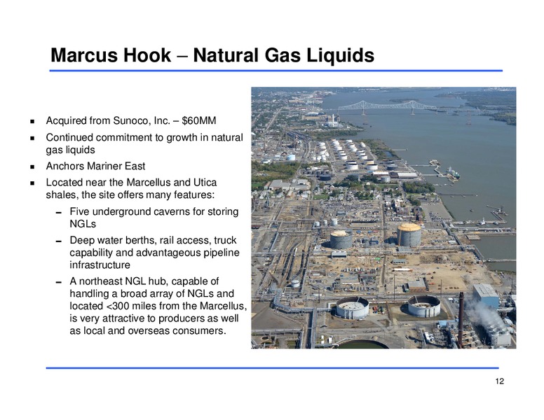 Third Quarter 2014 Earnings Conference Call – Sunoco Logistics Partners L.P. – slide 11