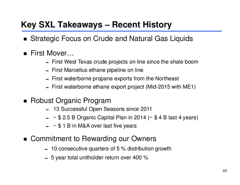 Wells Fargo Securities Energy Symposuim – Sunoco Logistics Partners L.P. – slide 39