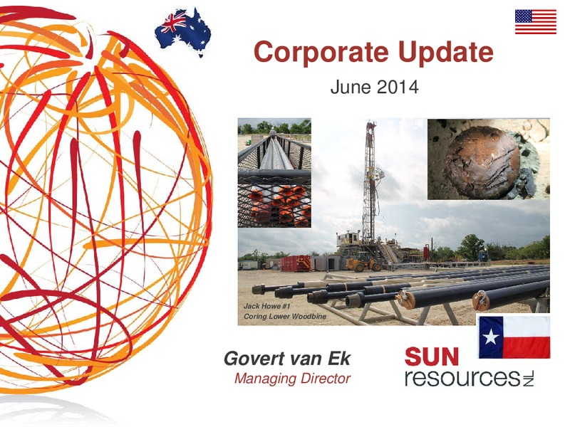 INVESTOR PRESENTATION – Sun Resources Nl – slide 1