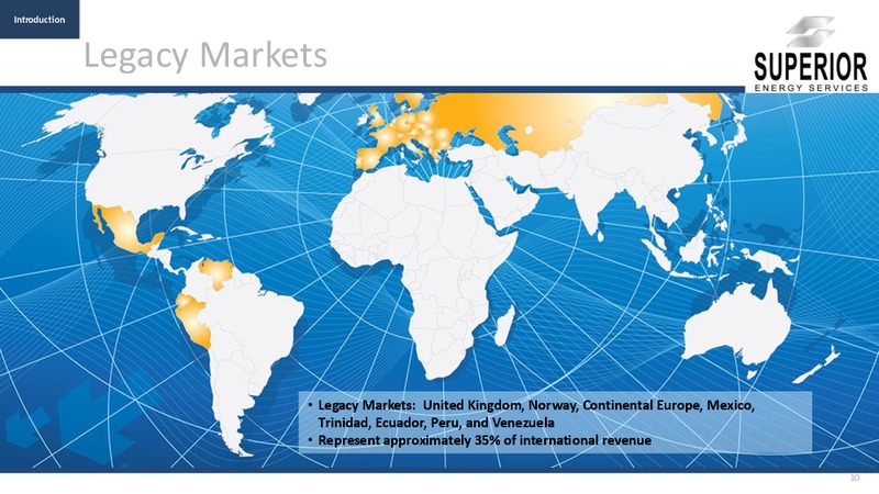 CORPORATE PRESENTATION – Superior Energy Services, Inc. – slide 9