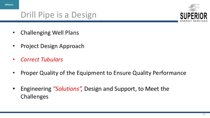 INVESTOR PRESENTATION – Superior Energy Services, Inc. – slide 41